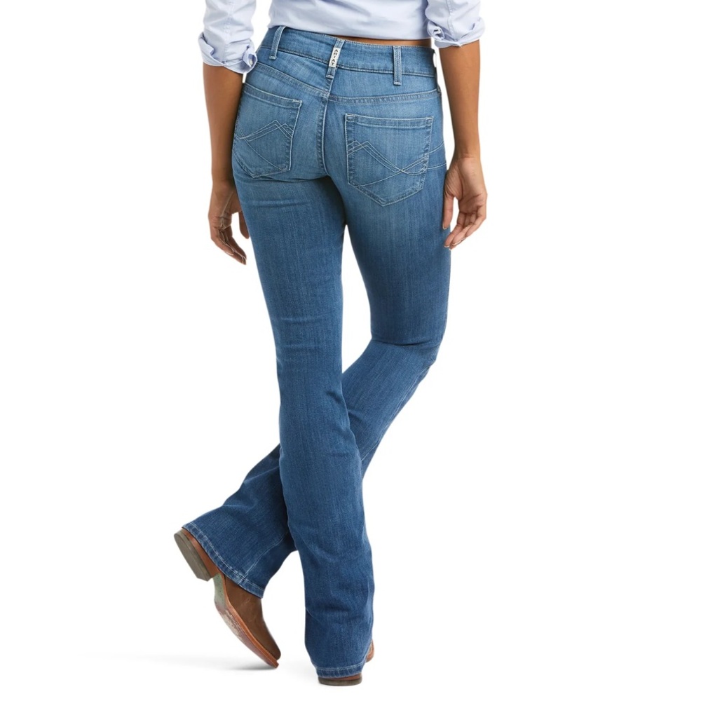 Ariat Ladies R.E.A.L Mid Rise Patricia Maine Boot Cut Jeans